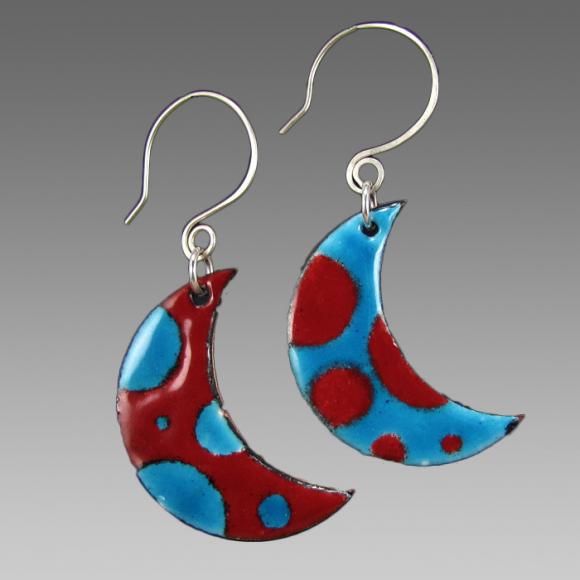 Enamel Earrings