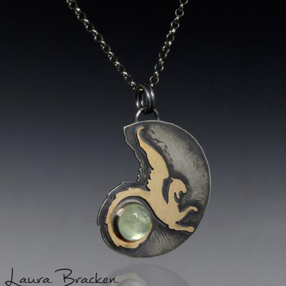 Wyvern Dragon Pendant Necklace