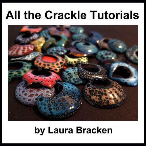 All Four Enamel Recipe Tutorials for Crackle Clear with Instructions